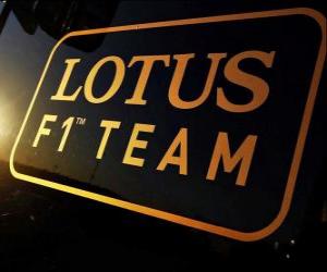 Puzzle Το λογότυπο του Lotus F1 Team